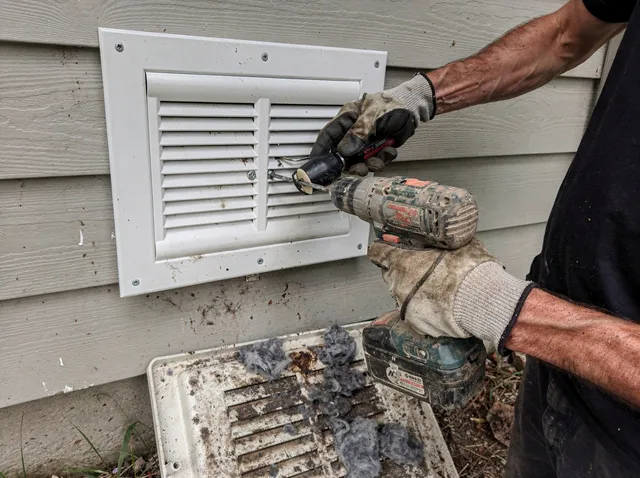 Dryer Vent Cover Replacement in Storrs