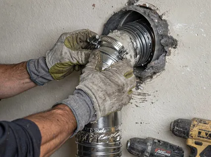 Dryer Vent Hose Installation in Storrs