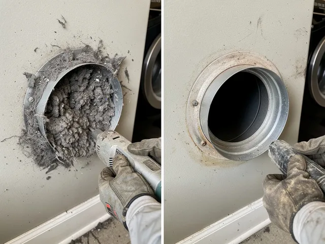 Professional clogged vent cleaning by Storrs Dryer Vent Cleaning in Storrs