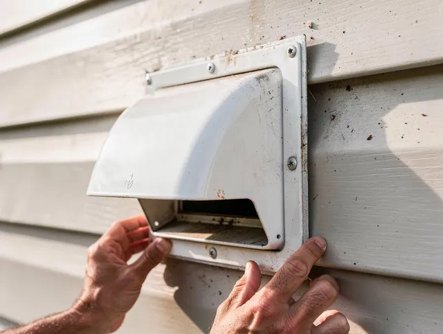 Storrs Dryer Vent Cleaning technician delivering thorough residential dryer vent cleaning service in Storrs